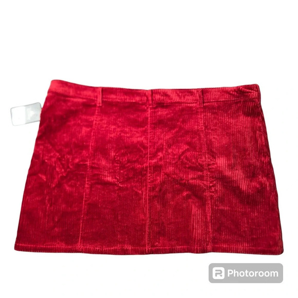 Disney Pixar Turning Red Panda Mei Corduroy Skirt - Picture 5 of 8
